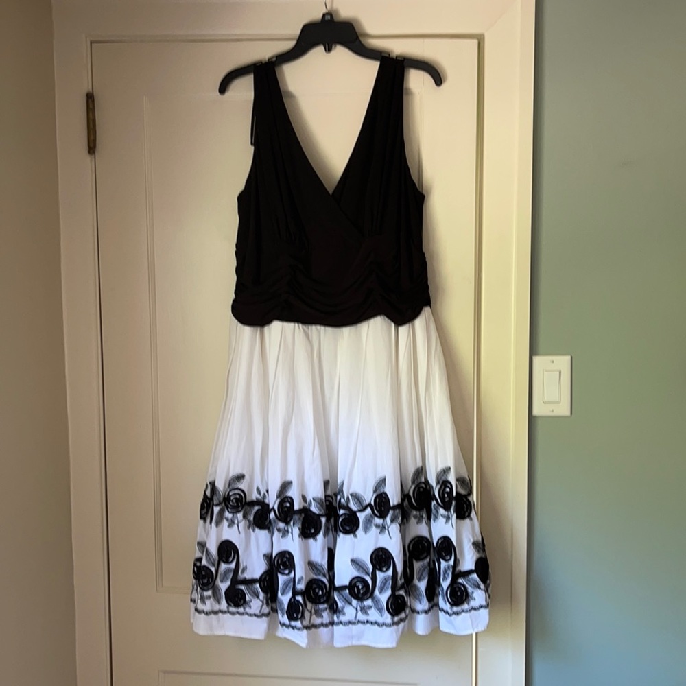 Black and white dress
